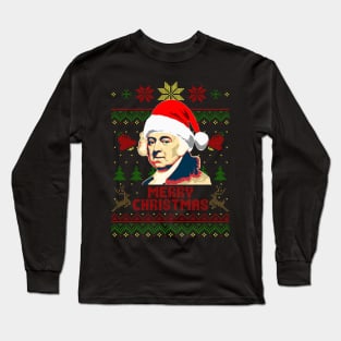 John Adams Merry Christmas Long Sleeve T-Shirt